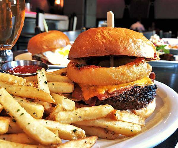 Burger and French Fries