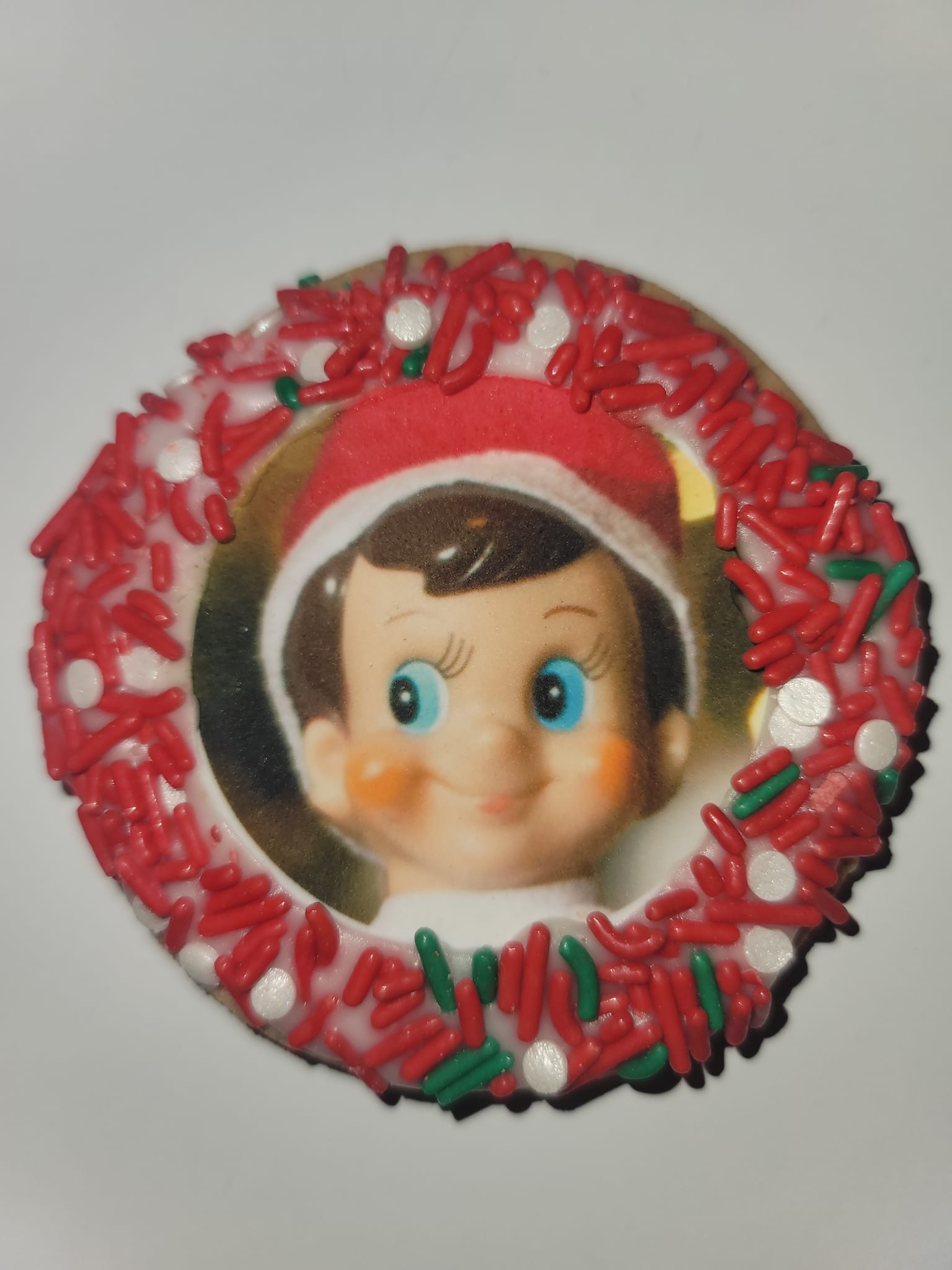 elf on shelf cookie