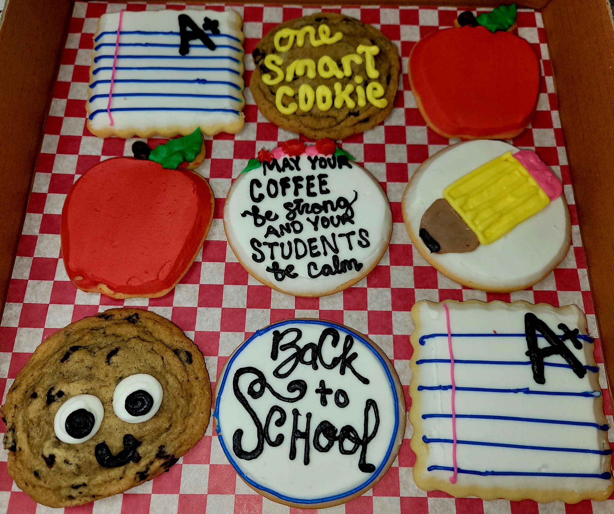 Back to school cookies.