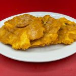 Plato con tostones.